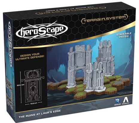 heroscape the ruins at laurs edge terrain expansion