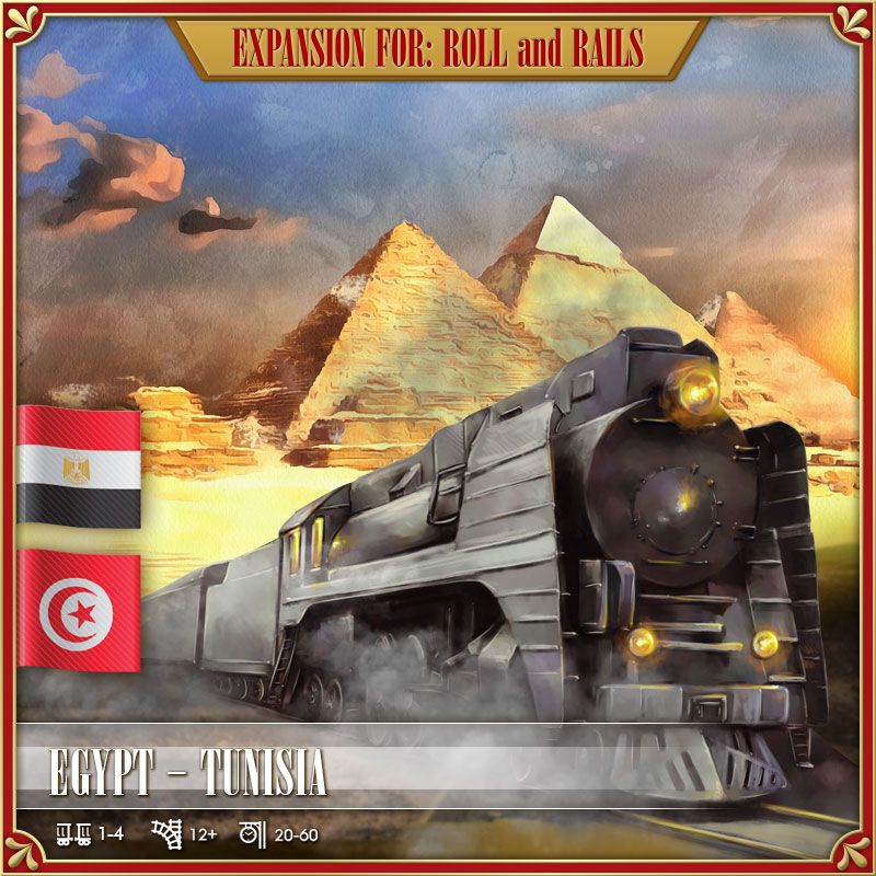 roll and rails egypt tunisia map pack