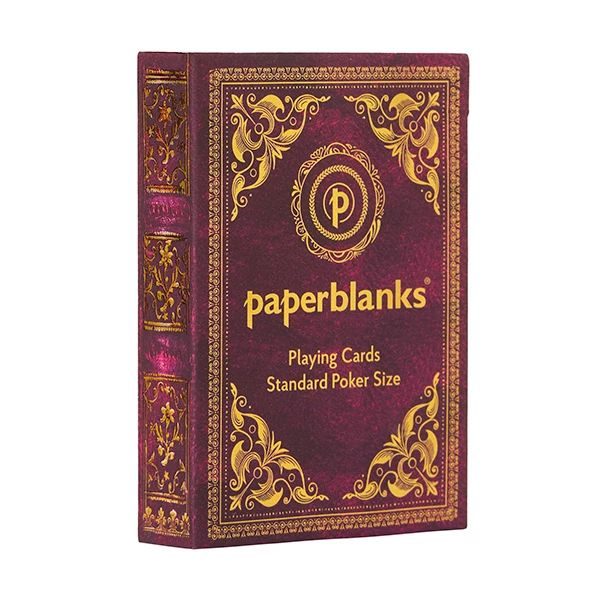 juego de naipes paperblanks aurelia 66x92x18mm con 54 cartas d e poker