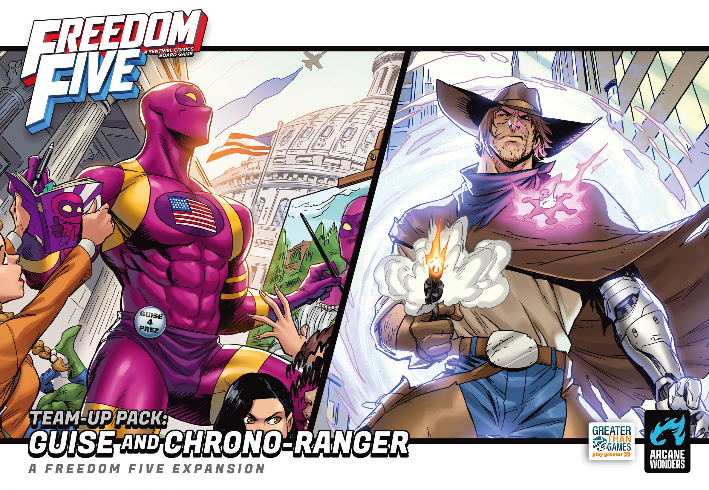 guise and chrono ranger freedom five team up pack