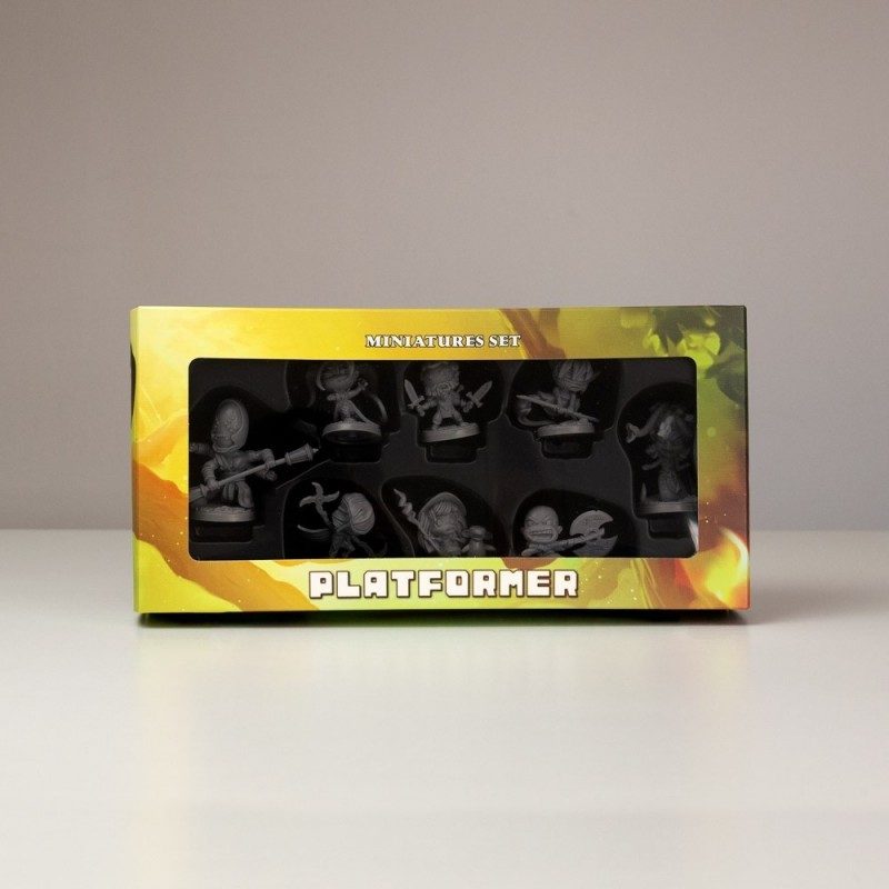 set de miniaturas platformer