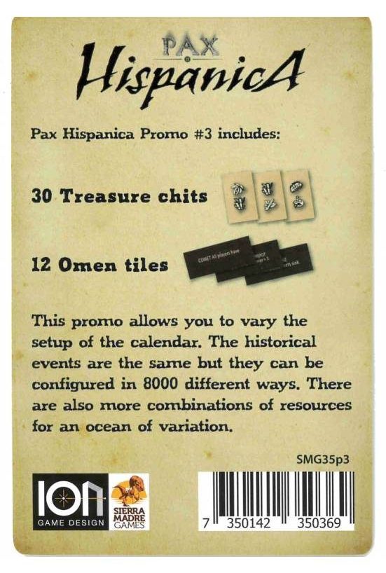 pax hispanica promo 3 omens and treasures
