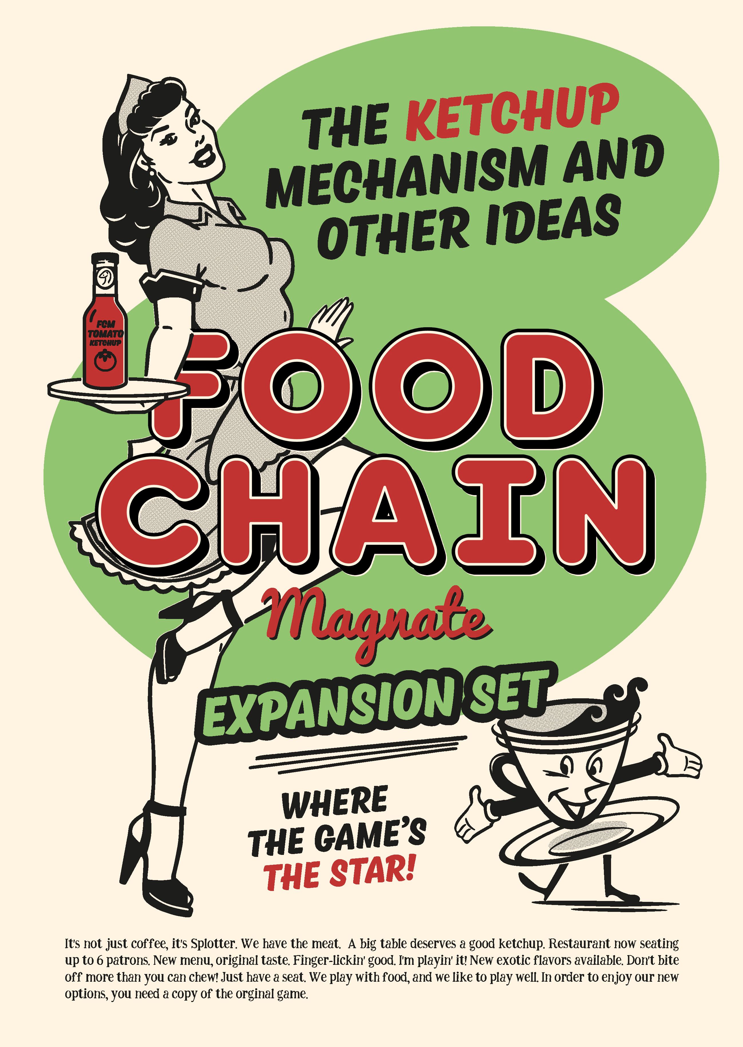Food Chain Magnate el Mecanismo del Ketchup y Otras Expansiones
