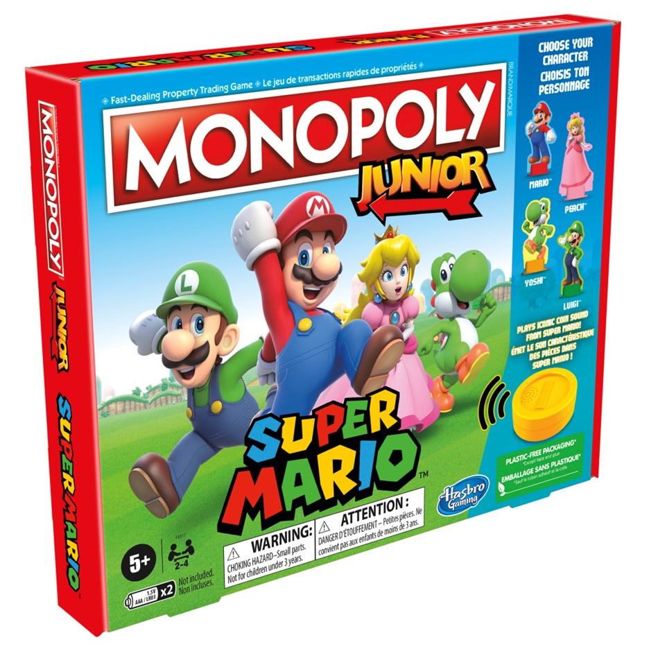 monopoly jr super mario