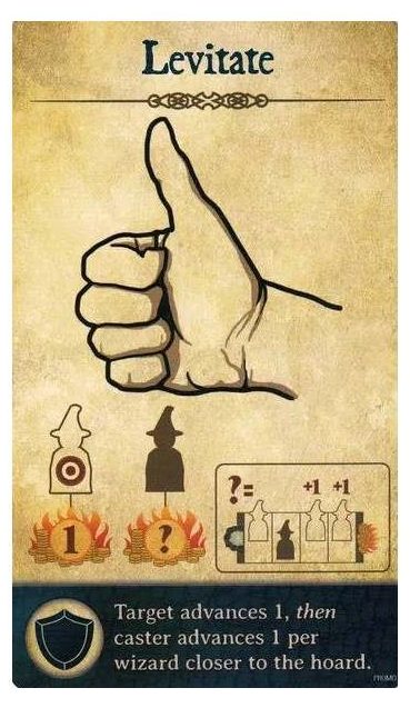 dungeons dragons rock paper wizard levitate