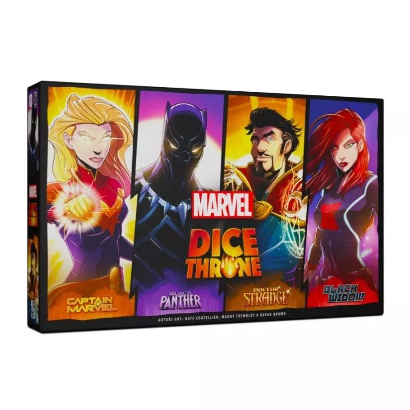marvel dice throne capitana marvel black panther doctor strange viuda negra