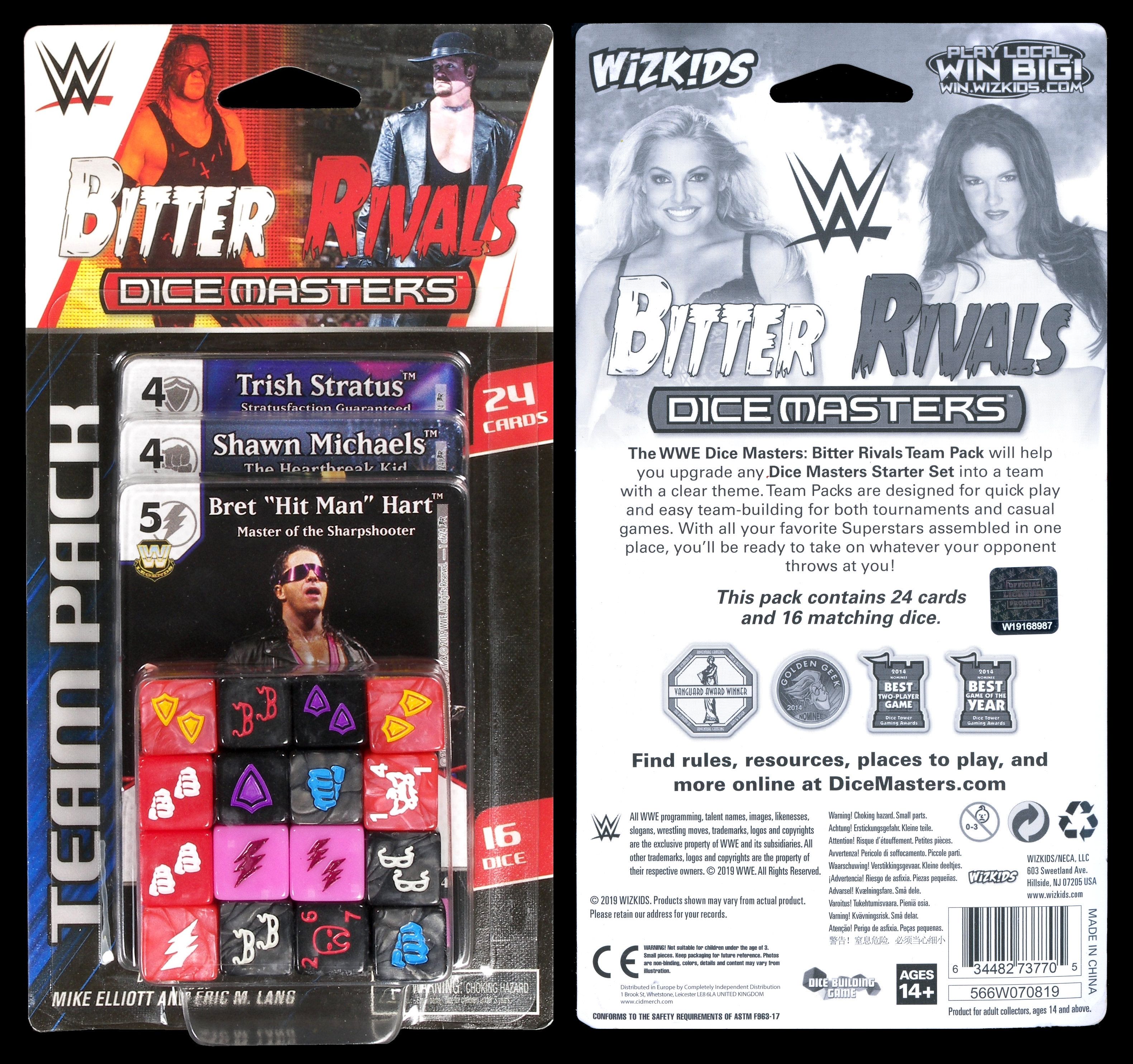 wwe dice masters bitter rivals team pack