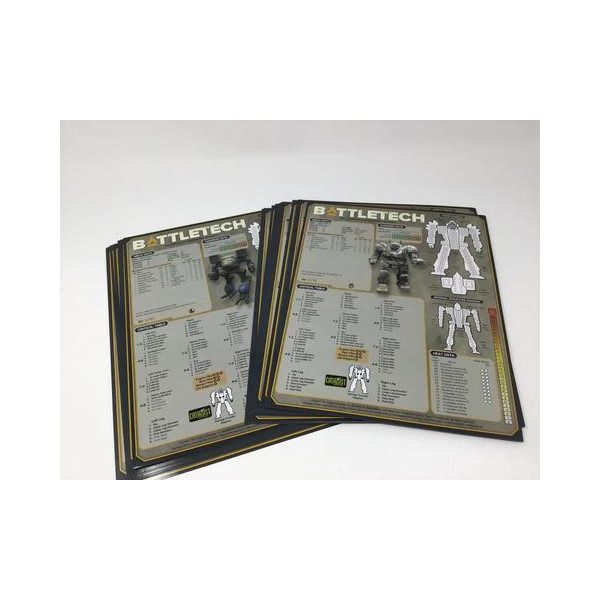 battletech premium record sheets mercenaries