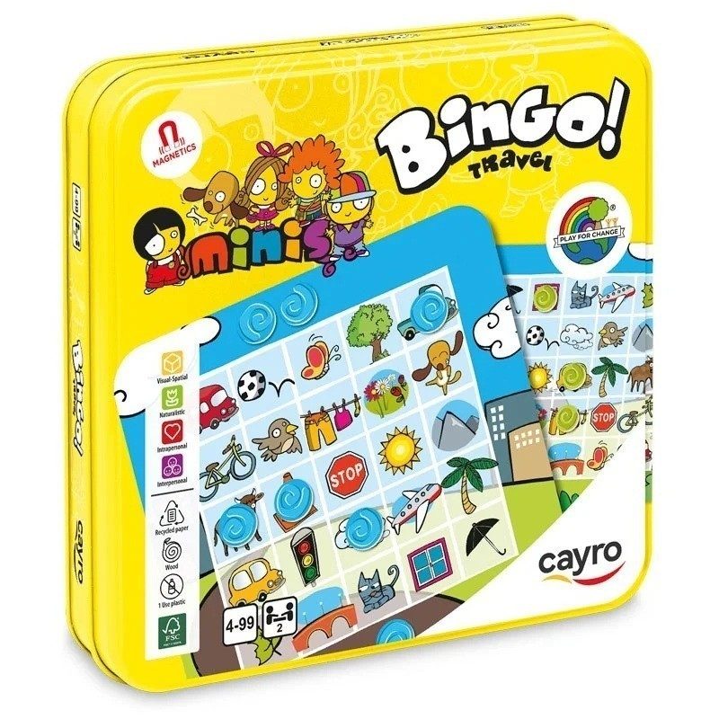 bingo de viaje 100 madera