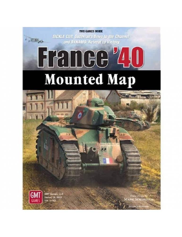 france 40 2nd edition mounted map