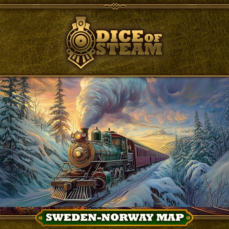 dice of steam sweden norway map