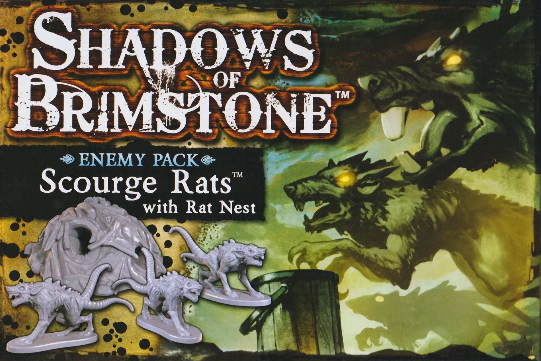 Shadows of Brimstone: Scourge Rats / Rats Nest Enemy Set