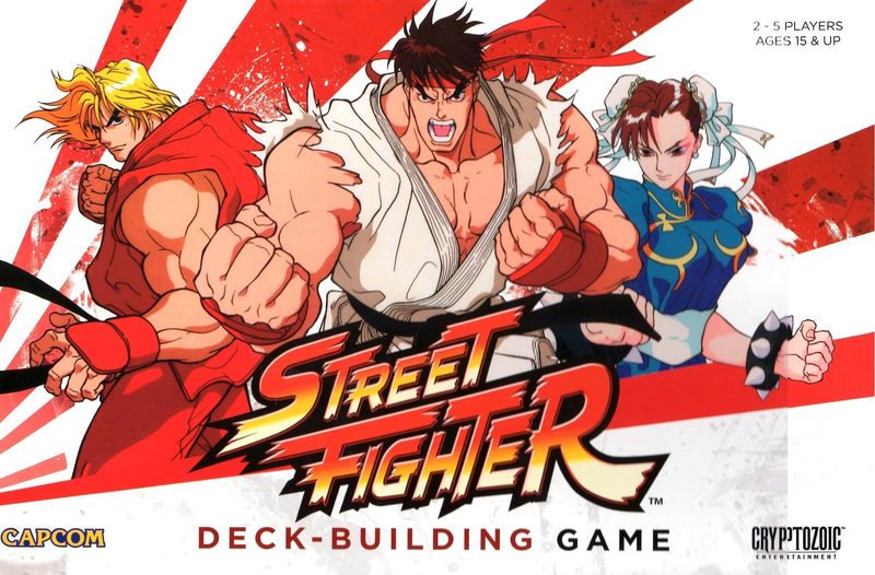 capcom street fighter deck building game