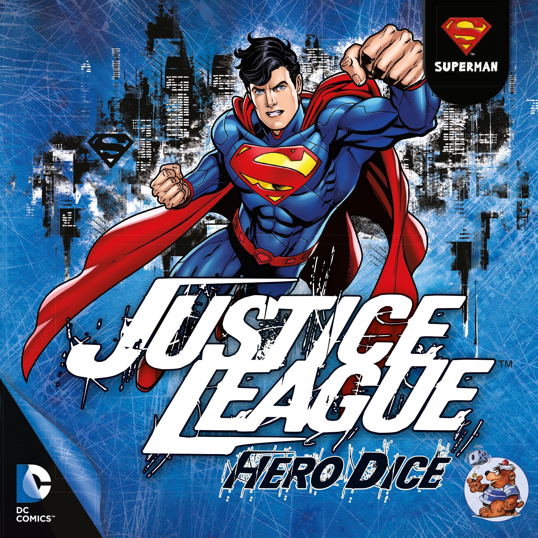 justice league hero dice superman set