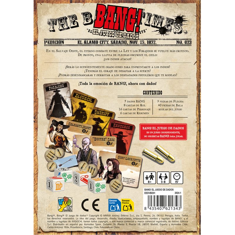 BANG! The Dice Game imagen 2