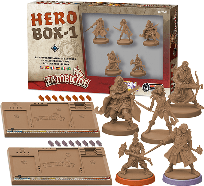 Zombicide: Peste Negra - Caja de Héroes 1