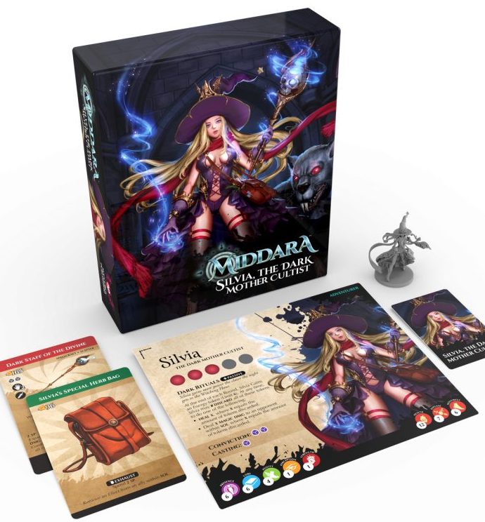 middara silvia dark mother cultist resin kit