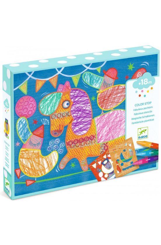 djeco crear con formas equilibrista y pelotas