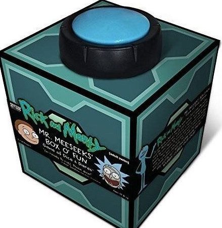 rick and morty mr meeseeks box o fun dice and dares game
