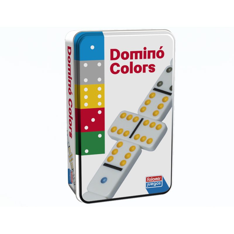 domino colors caja lata