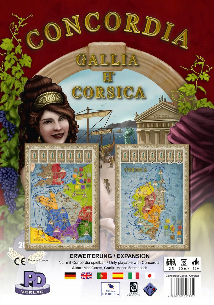 Concordia: Galia y Córcega