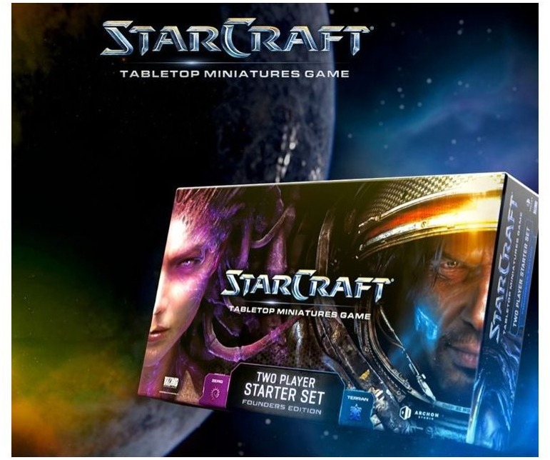 starcraft the miniatures game two player starter set founders edition
