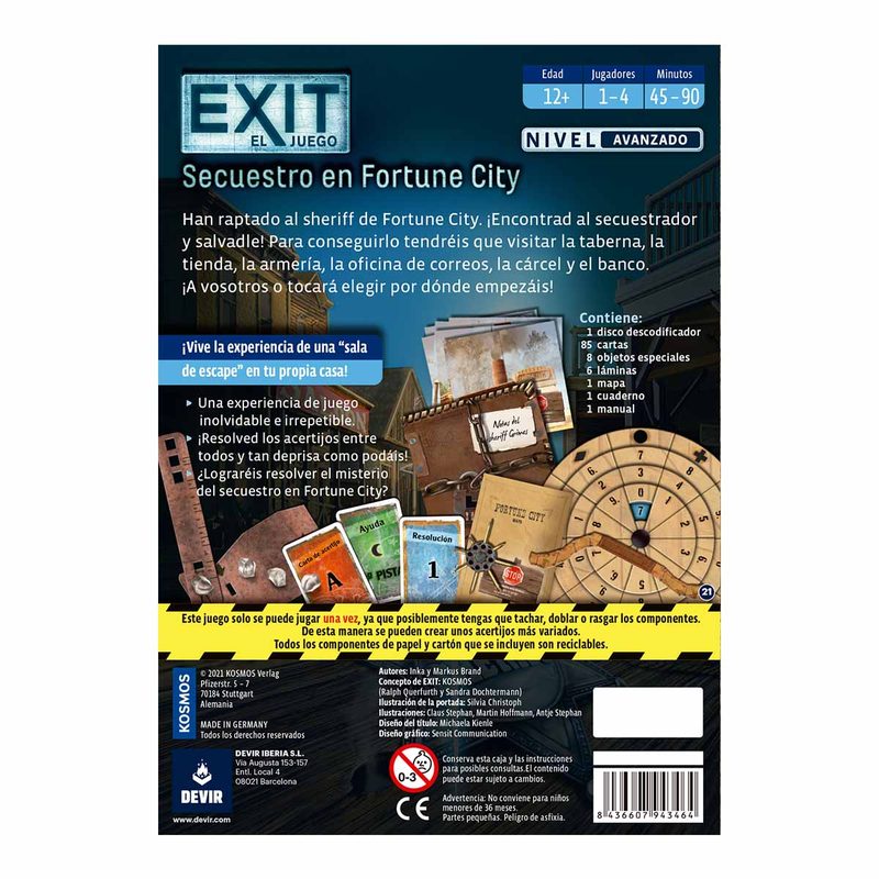 EXIT 22: Secuestro en Fortune City