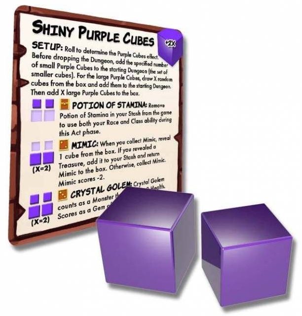 dungeon drop mysterious shiny purple cubes mini expansion