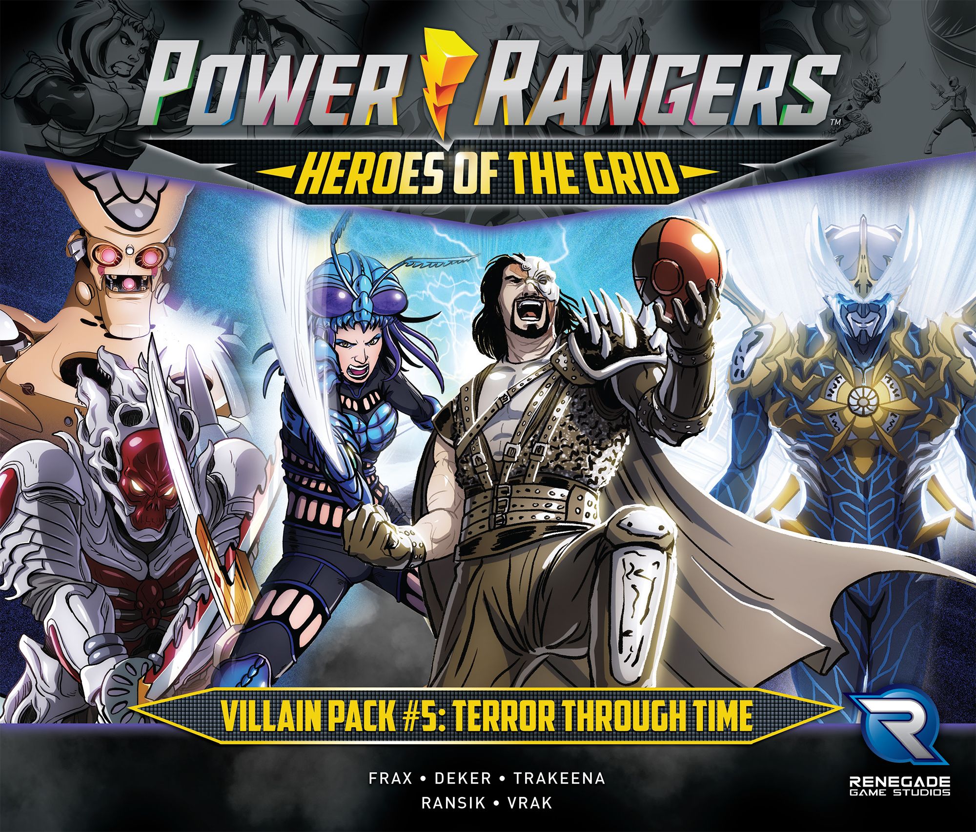 power rangers heroes of the grid villain pack 5 terror through