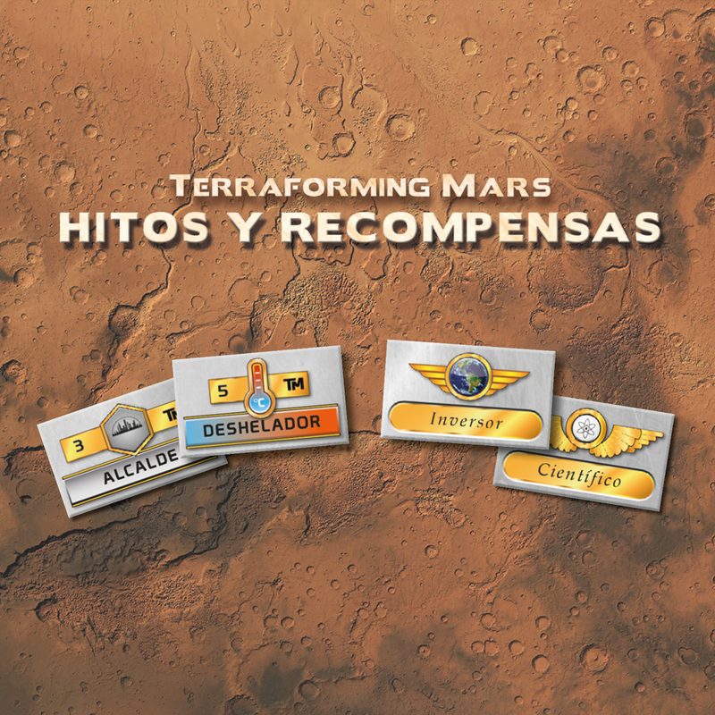 hitos y recompensas - terraforming mars