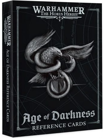 age of darkness reference cards warhammer the horus heresy