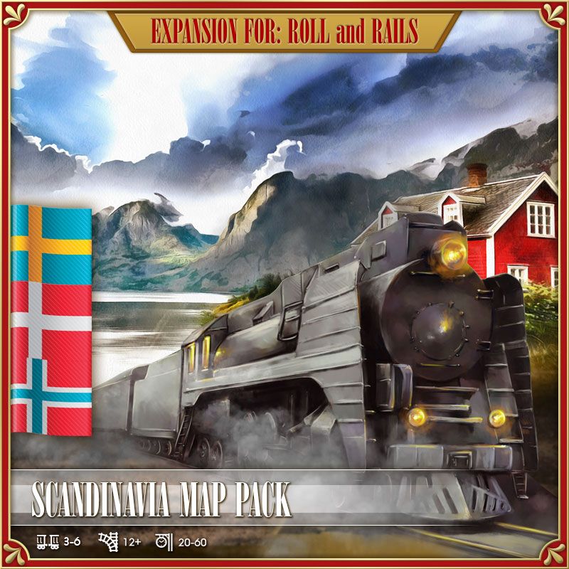 roll and rails scandinavia map