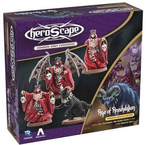 heroscape revnan acolytes grave grim common army expansion