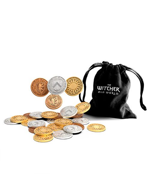 the witcher el viejo mundo expansion monedas de metal