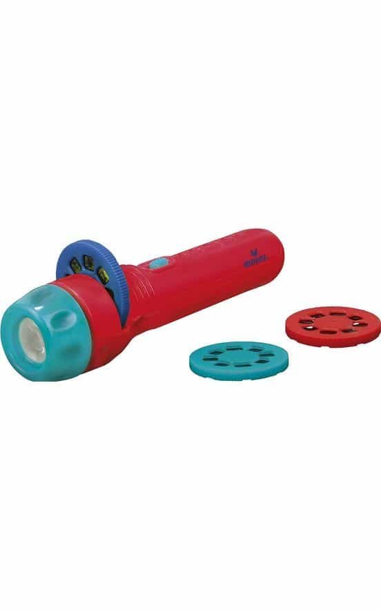 linterna con pequenas diapositivas de cuentos
