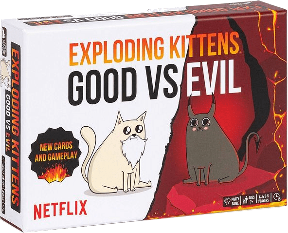 el bien contra el mal exploding kittens