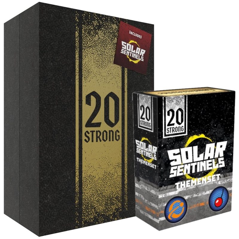 20 strong centinelas solares juego base