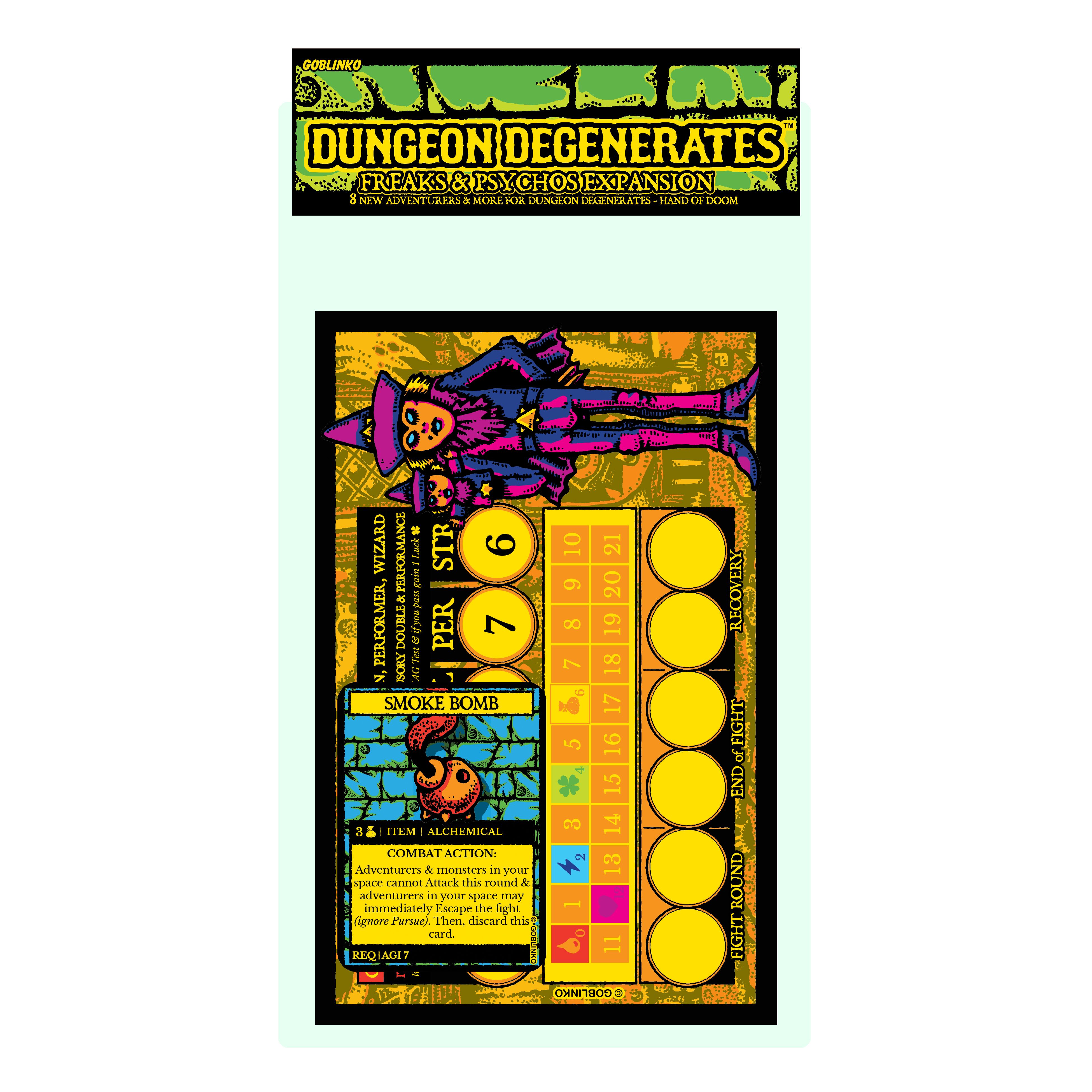 dungeon degenerates freaks psychos expansion