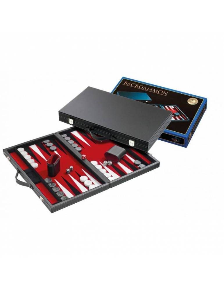 backgammon rojo grande