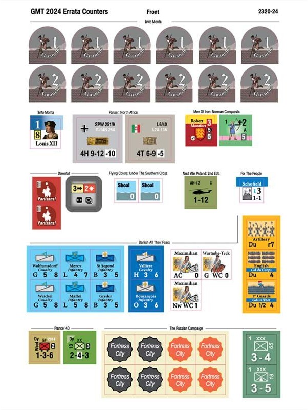 2024 replacement countersheet
