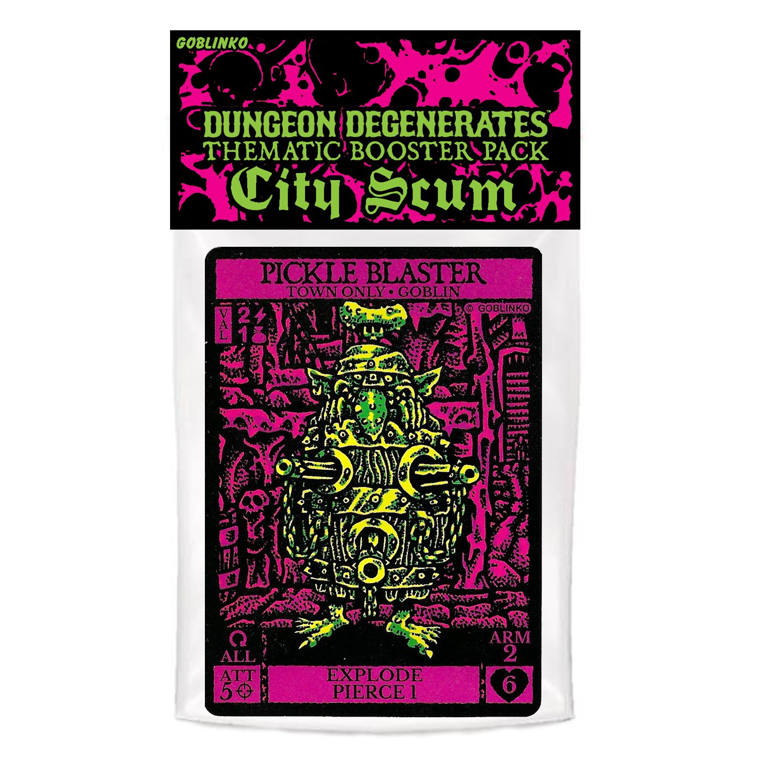 dungeon degenerates city scum booster pack