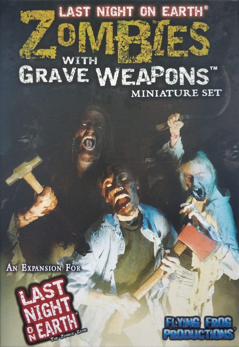 zombies with grave weapons mini set last night on earth