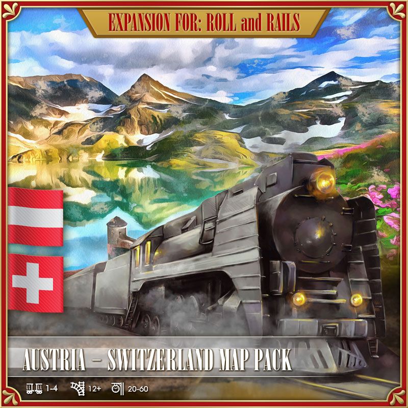 roll and rails austria switzerland map pack