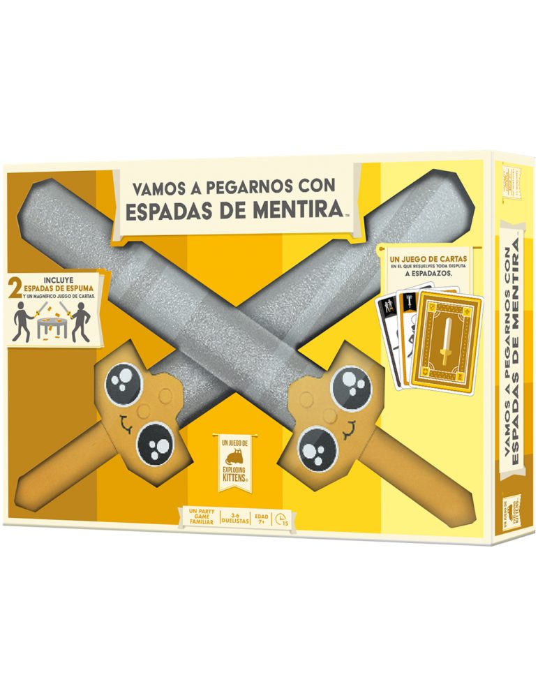 Vamos a pegarnos con espadas de mentira