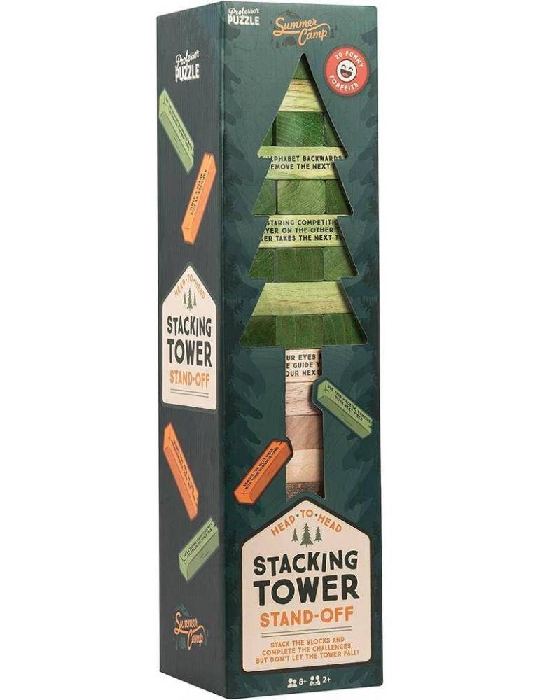 giant stacking tower stand off