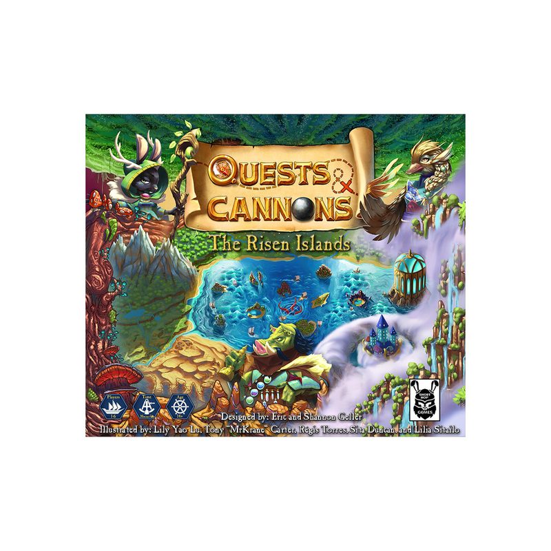 quests cannons the risen islands deluxe kickstarter