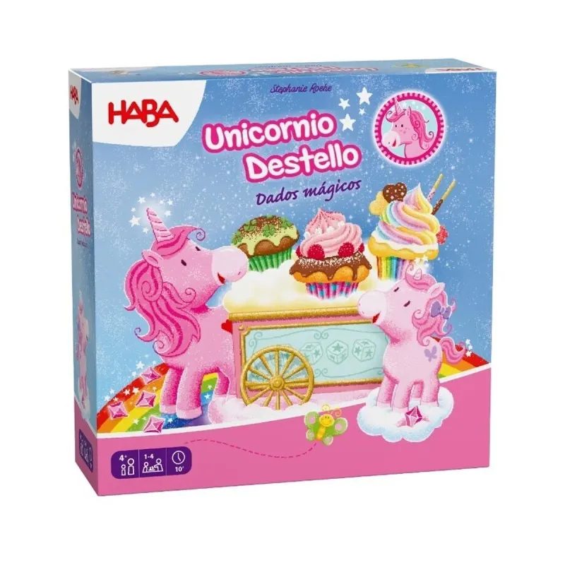 unicornio destello dados magicos