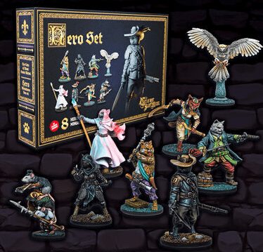 Los MosqueGatos: Pack Miniaturas de Héroes