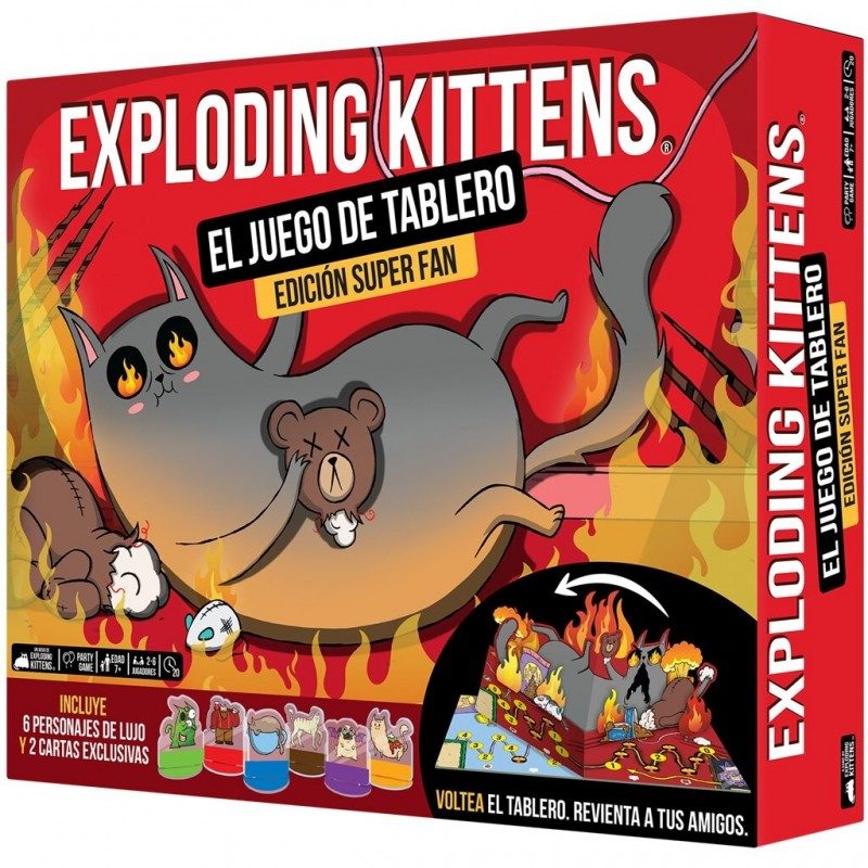 Exploding Kittens: The Board Game Super Fan Edition