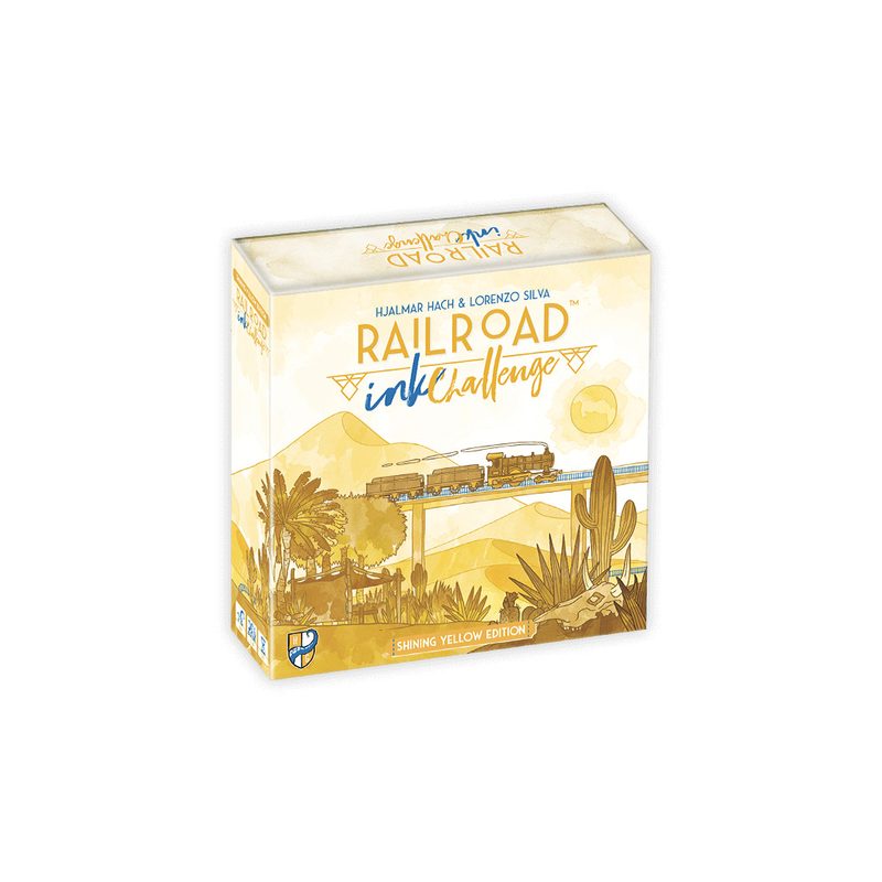 railroad ink challenge shining yellow